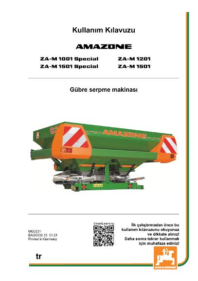 Kullanım kılavuzu ZA-M / ZA-M Special