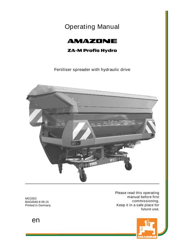 Operation manual ZA-M PROFIS HYDRO