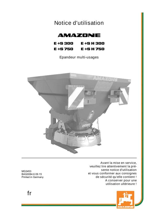 Notice d'utilisation E+S 300/750 