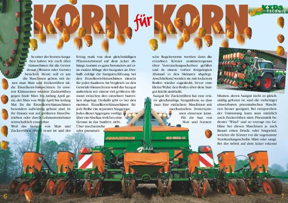 Artikel "Korn für Korn" agrarKIDS Nr.4
