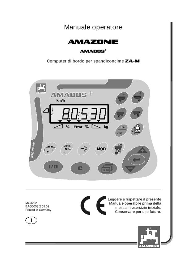 Manuale di intruzioni AMADOS+