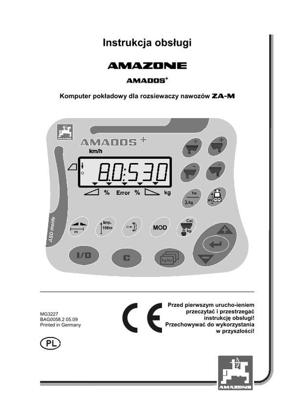 Instrukcja obsługi AMADOS+