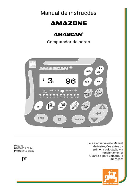 Manual de Instruções AMASCAN+