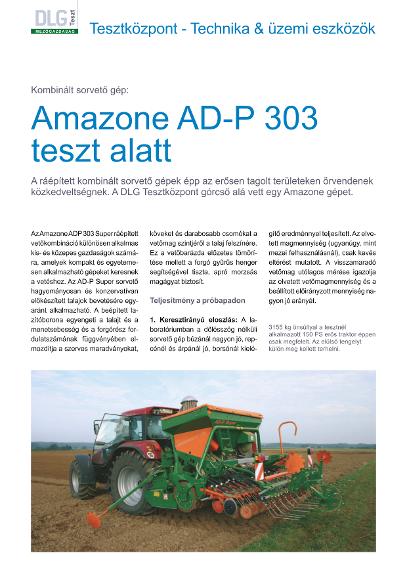 DLG Teszt AD-P 303 / D9 - 5720F