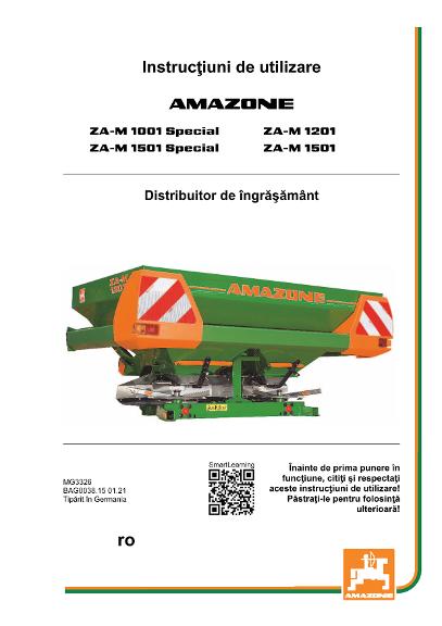 Instrucţiuni de utilizare ZA-M 900/1200/1500