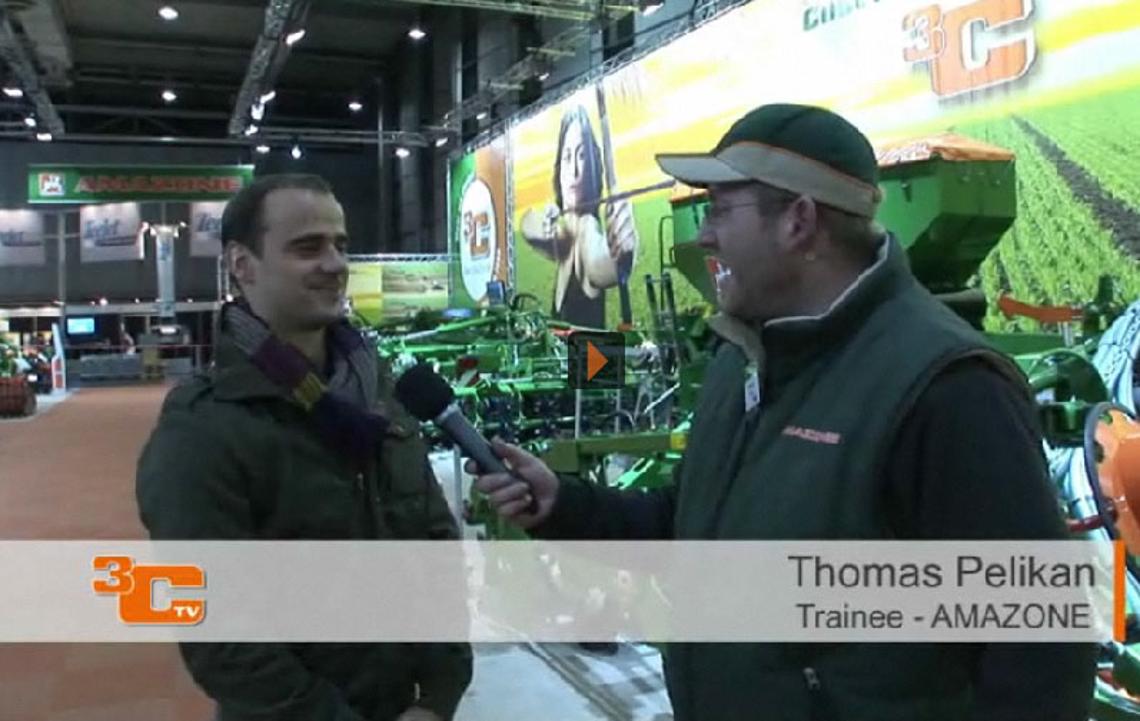 Video 3C-TV Agritechnica: Amazone Trainee Thomas Pelikan