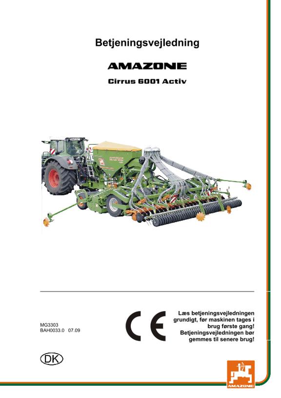 Brugsanvisning CIRRUS 6001 ACTIV