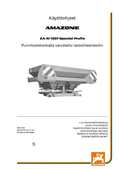 Käyttöohjekirja ZA-M PROFIS