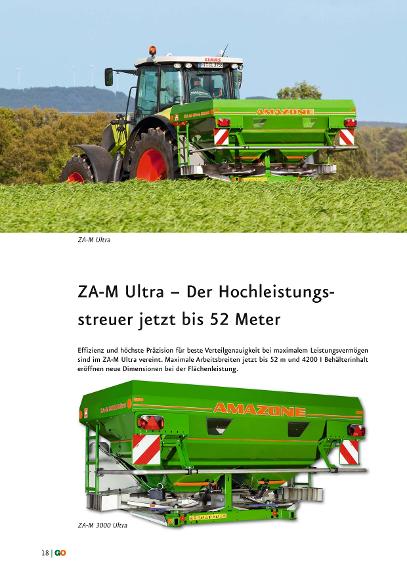GO Neuheiten 2010 - ZA-M Ultra – Der Hochleistungsstreuer jetzt bis 52 Meter