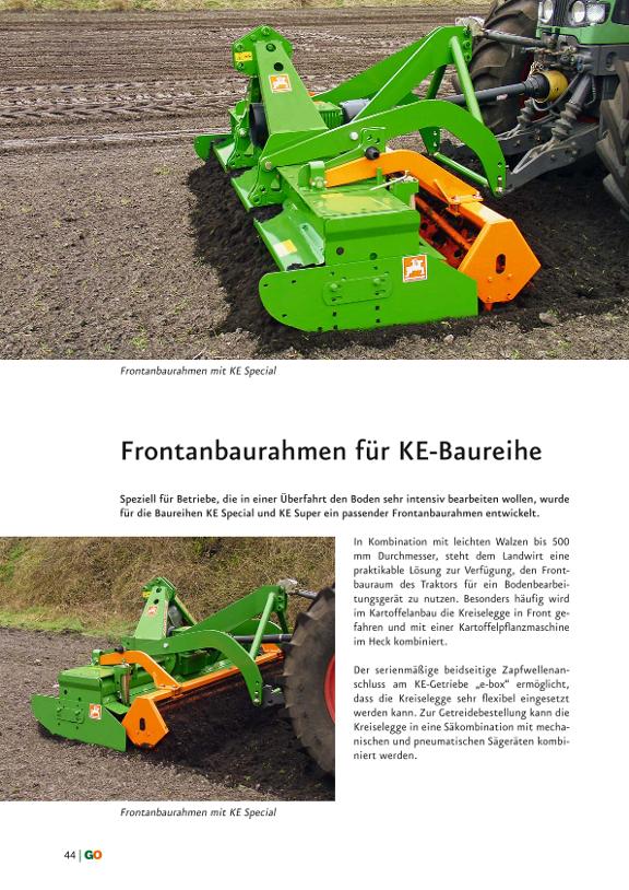 GO Neuheiten 2010 - Frontanbaurahmen für KE-Baureihe