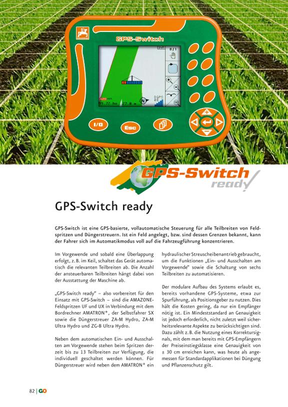 GO Neuheiten 2010 - GPS-Switch ready