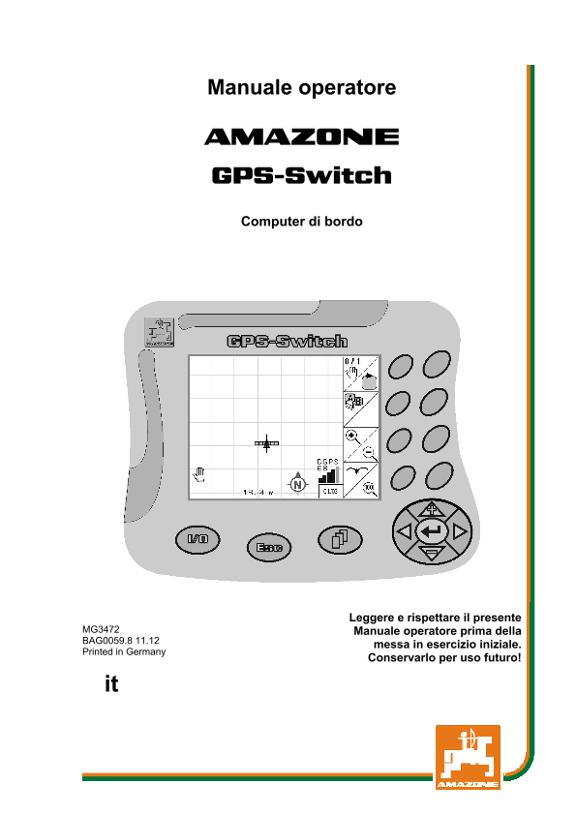 Manuale di intruzioni GPS-SWITCH 