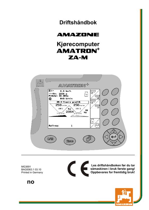 Instruksjonsboka AMATRON+ F.ZA-M 