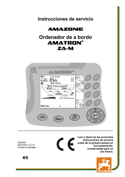 Manual del operador AMATRON+ F.ZA-M 