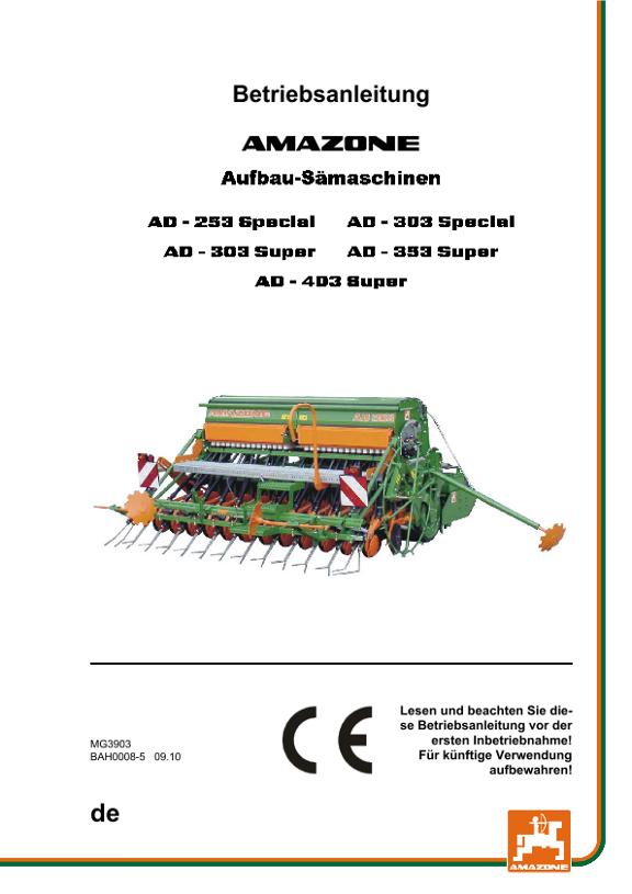 Betriebsanleitung AD-03 SUPER / SPECIAL