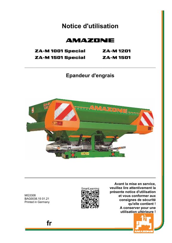 Notice d'utilisation ZA-M / ZA-M Special