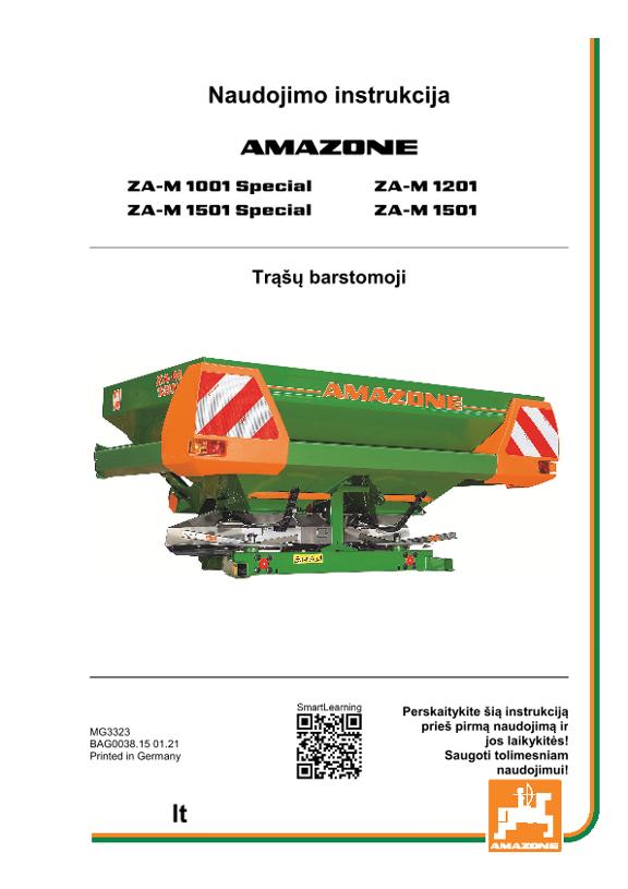 Naudojimo instrukcija ZA-M 900/1200/1500