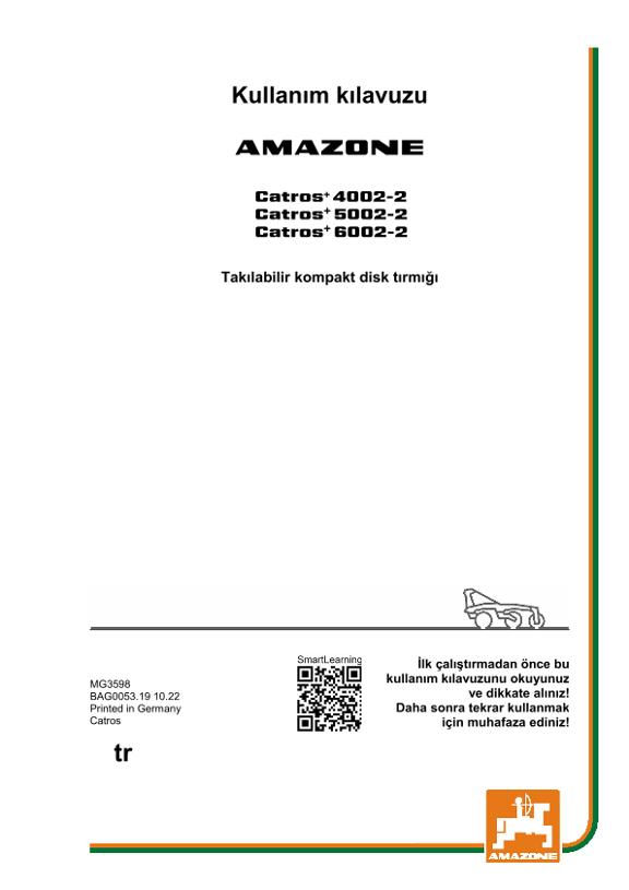 Kullanım kılavuzu CATROS 3/35/4001-4/5/6001-2