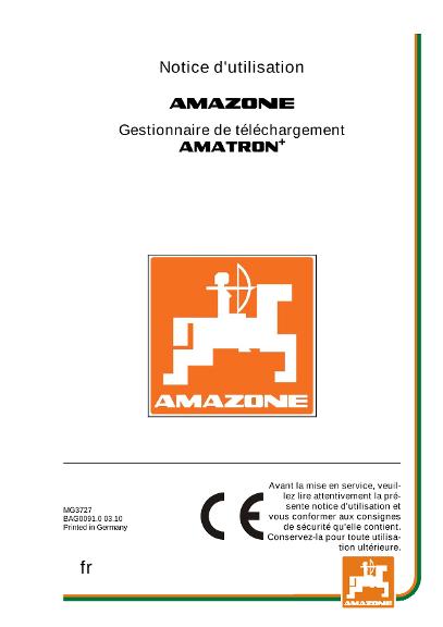 Notice d'utilisation AMATRON+ DOWNLOADMANAGER 