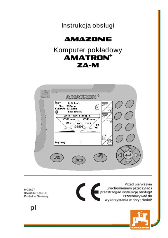 Instrukcja obsługi AMATRON+ F.ZA-M 