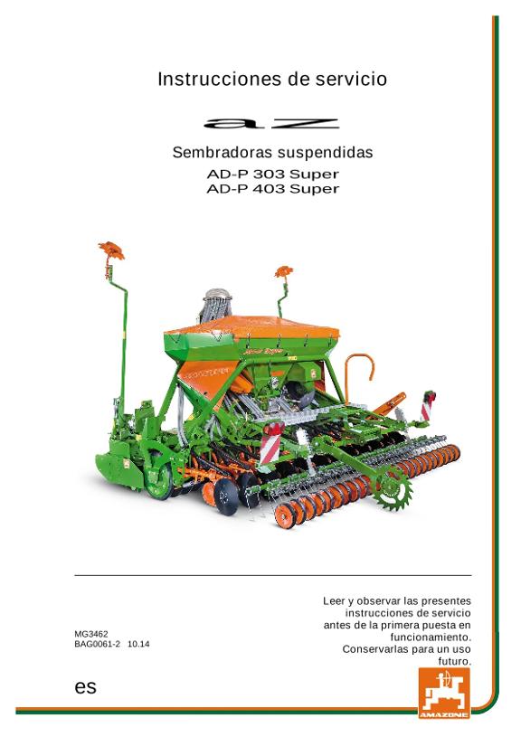 Manual del operador AD-P 303/403 SUPER