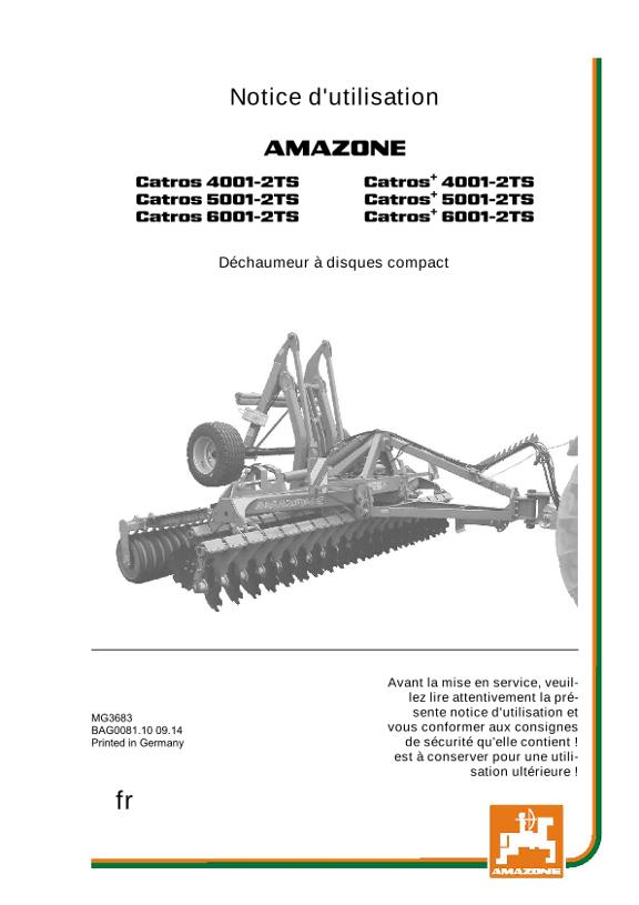 Notice d'utilisation CATROS 4/5/6001-2T 