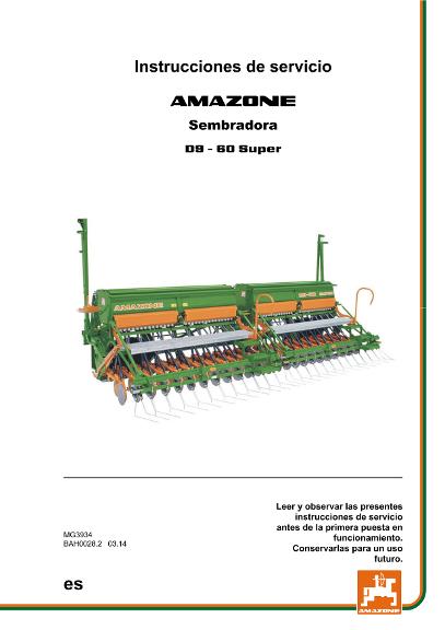 Manual del operador D9-60 SUPER
