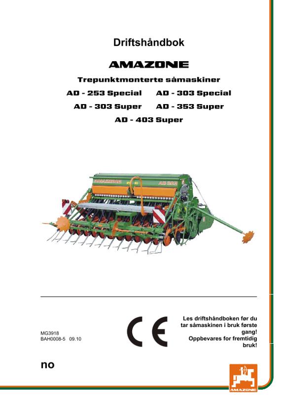 Instruksjonsboka AD-03 SUPER / SPECIAL