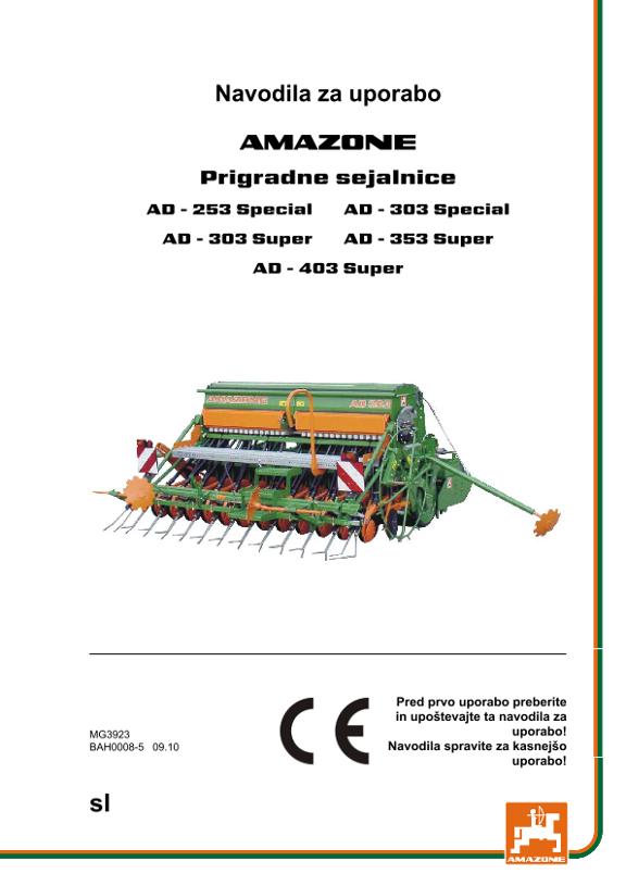 Navodila za uporabo AD-03 SUPER / SPECIAL