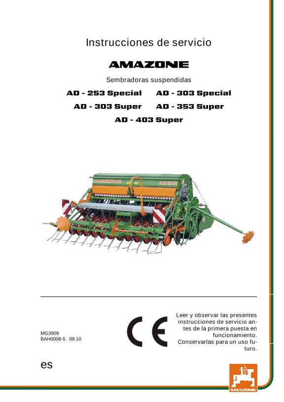 Manual del operador AD-03 SUPER / SPECIAL