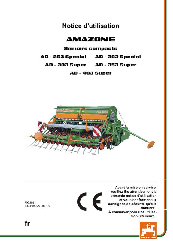 Notice d'utilisation AD-03 SUPER / SPECIAL