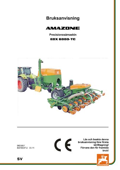 Instruktionsbok EDX 6000-TC 