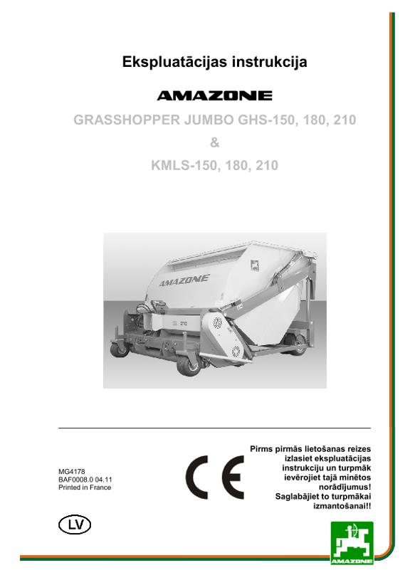 Ekspluatācijas instrukcija GHS