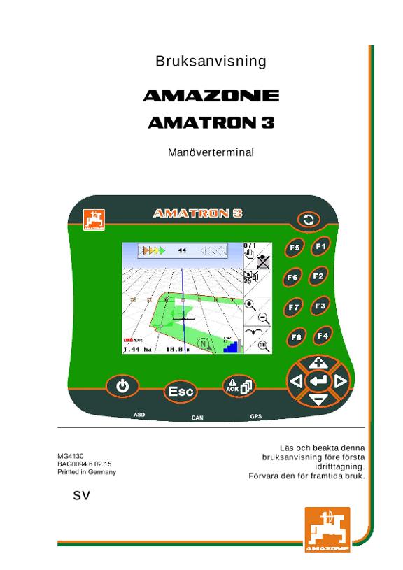 Instruktionsbok AMATRON 3 