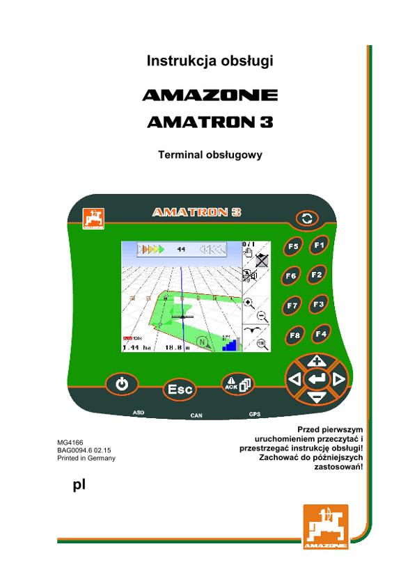 Instrukcja obsługi AMATRON 3 