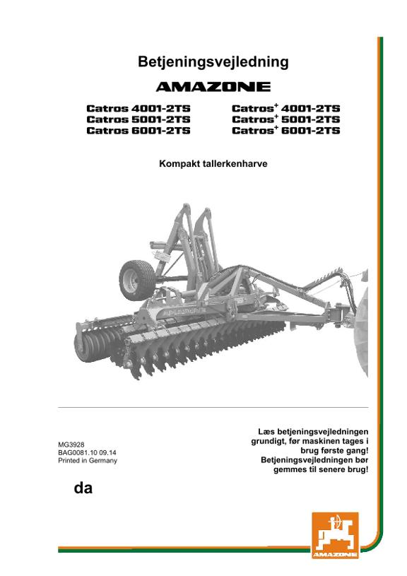 Brugsanvisning CATROS 4/5/6001-2T 