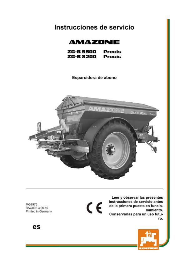 Manual del operador ZG-B 5500/8200 PRECIS