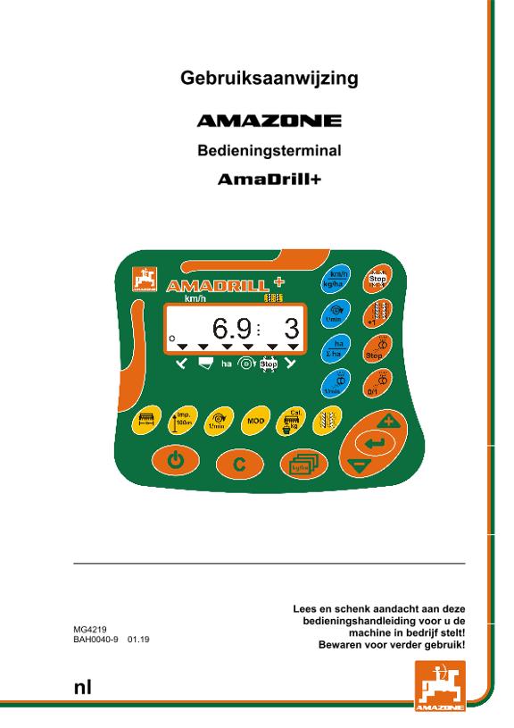 Bedieningshandleiding AMADRILL+ 