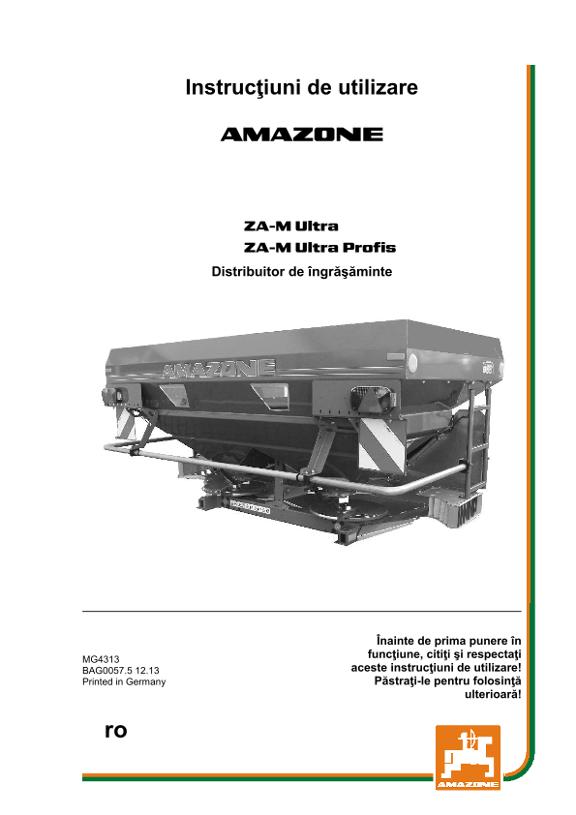 Instrucţiuni de utilizare ZA-M ULTRA / ULTRA PROFIS 
