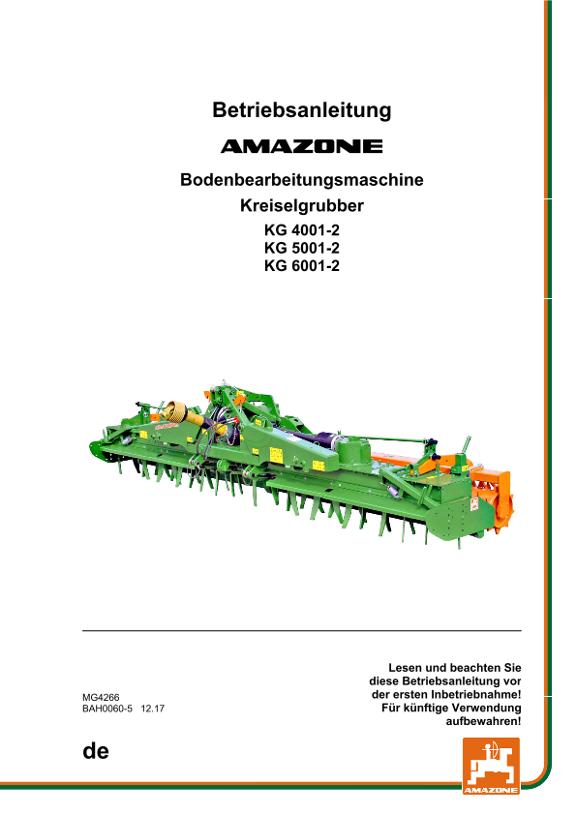 Betriebsanleitung KG 4001-2 / 5001-2 / 6001-2