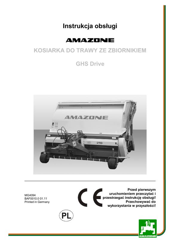 Instrukcja obsługi GHS DRIVE 