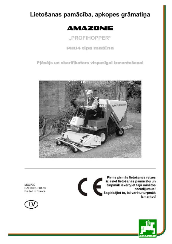 Ekspluatācijas instrukcija PH04