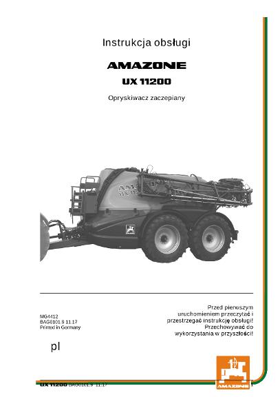 Instrukcja obsługi UX 11200 