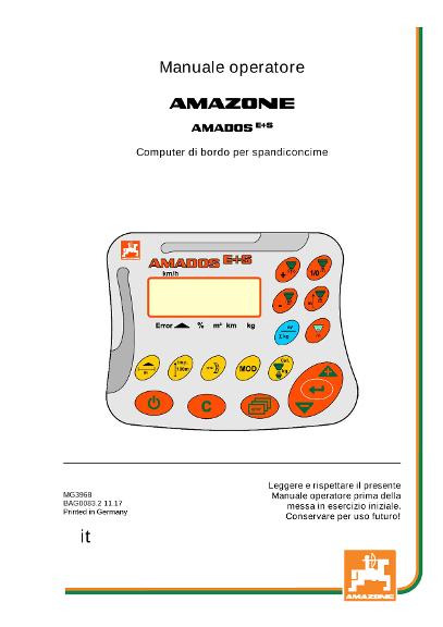 Manuale di intruzioni AMADOS E+S 