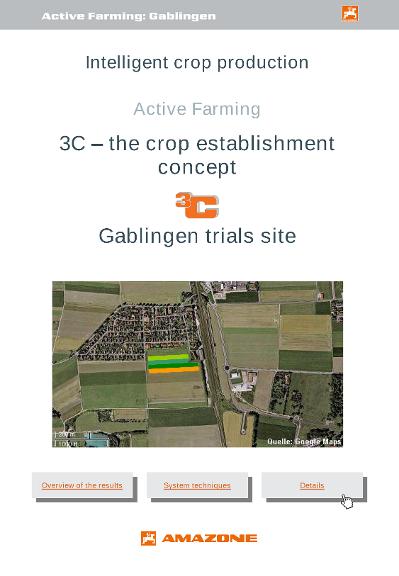 Versuchsbericht Pflanzenbau Gablingen trials site 2011
