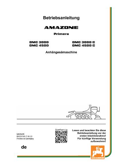 Betriebsanleitung PRIMERA DMC 3000/4500 