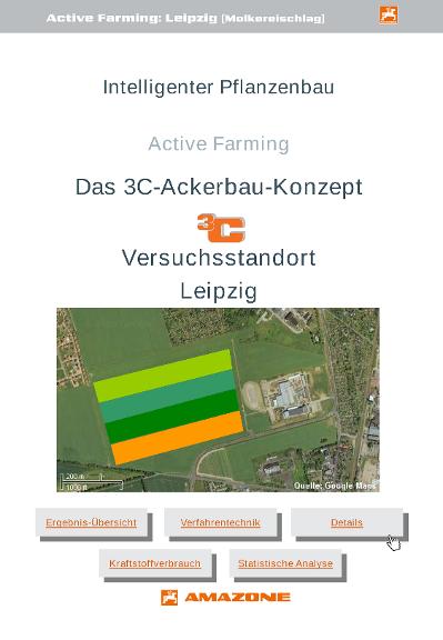 Versuchsbericht Pflanzenbau Fläche Leipzig Molkereischlag 2017