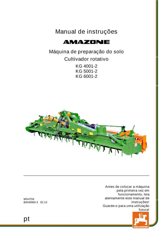 Manual de Instruções KG 4/5/6001-2
