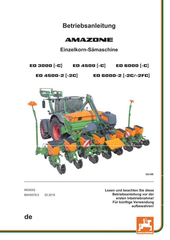 Betriebsanleitung ED 3000 / 4500 / 4500-2 / 6000-2