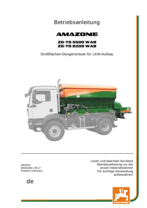 Betriebsanleitung ZG-TS 8200 WAB